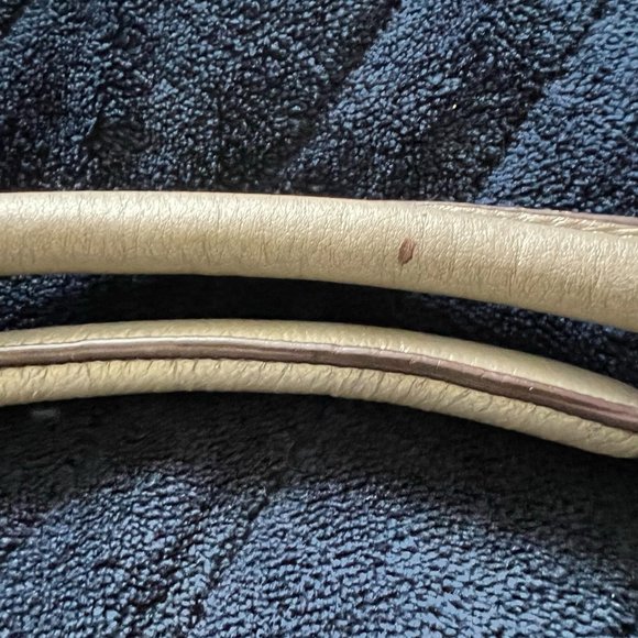 Tignanello Silver Metallic Tote with Shoulder Strap - Leather - Picture 3 of 6